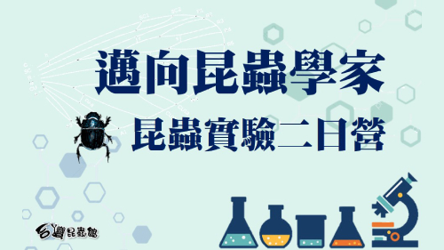 邁向昆蟲學家 昆蟲實驗室二日營-二月場